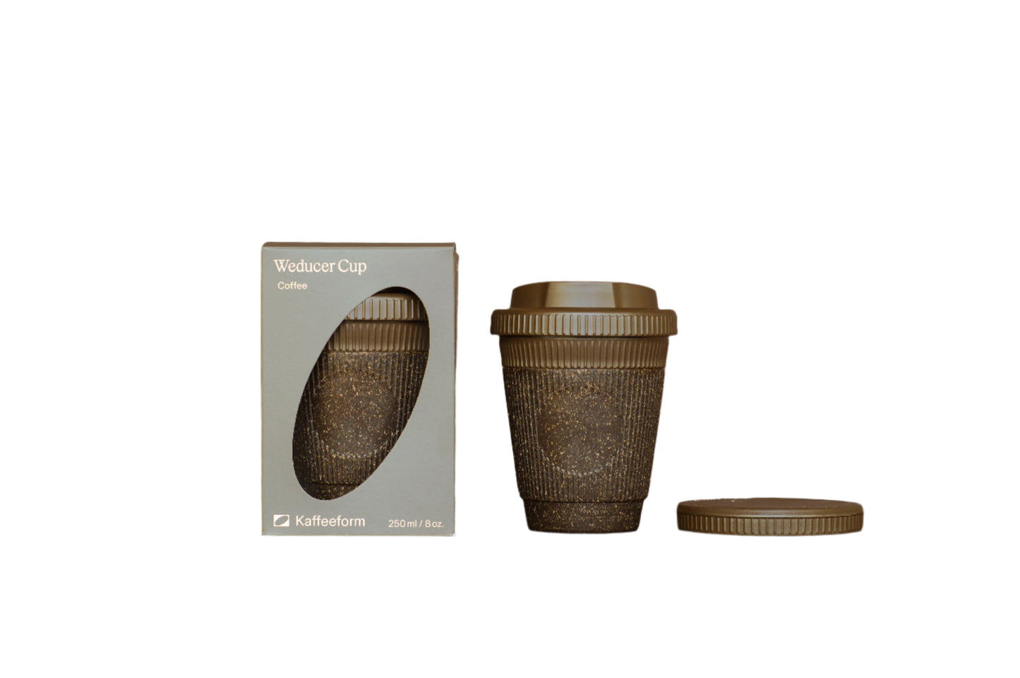 Reusable cup made of coffee grounds Weducer