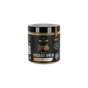 Mulate Choco balto šokolado ir lazdyno riešutų kremas, 280 g