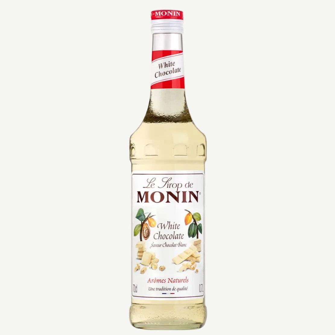 Sirupas Monin balto šokolado skonio, 0,7 l butelis