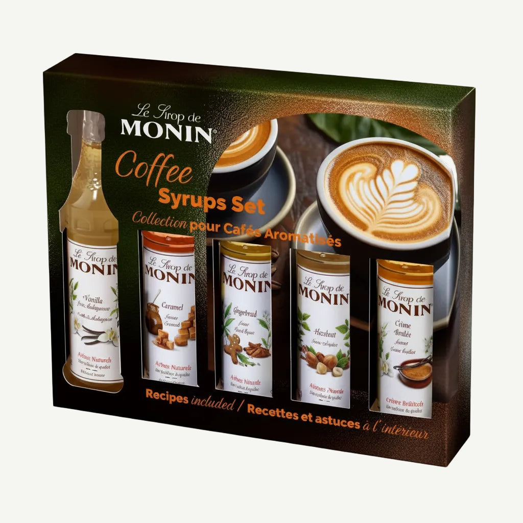 Sirupų rinkinys MONIN kavai (50mlx5)