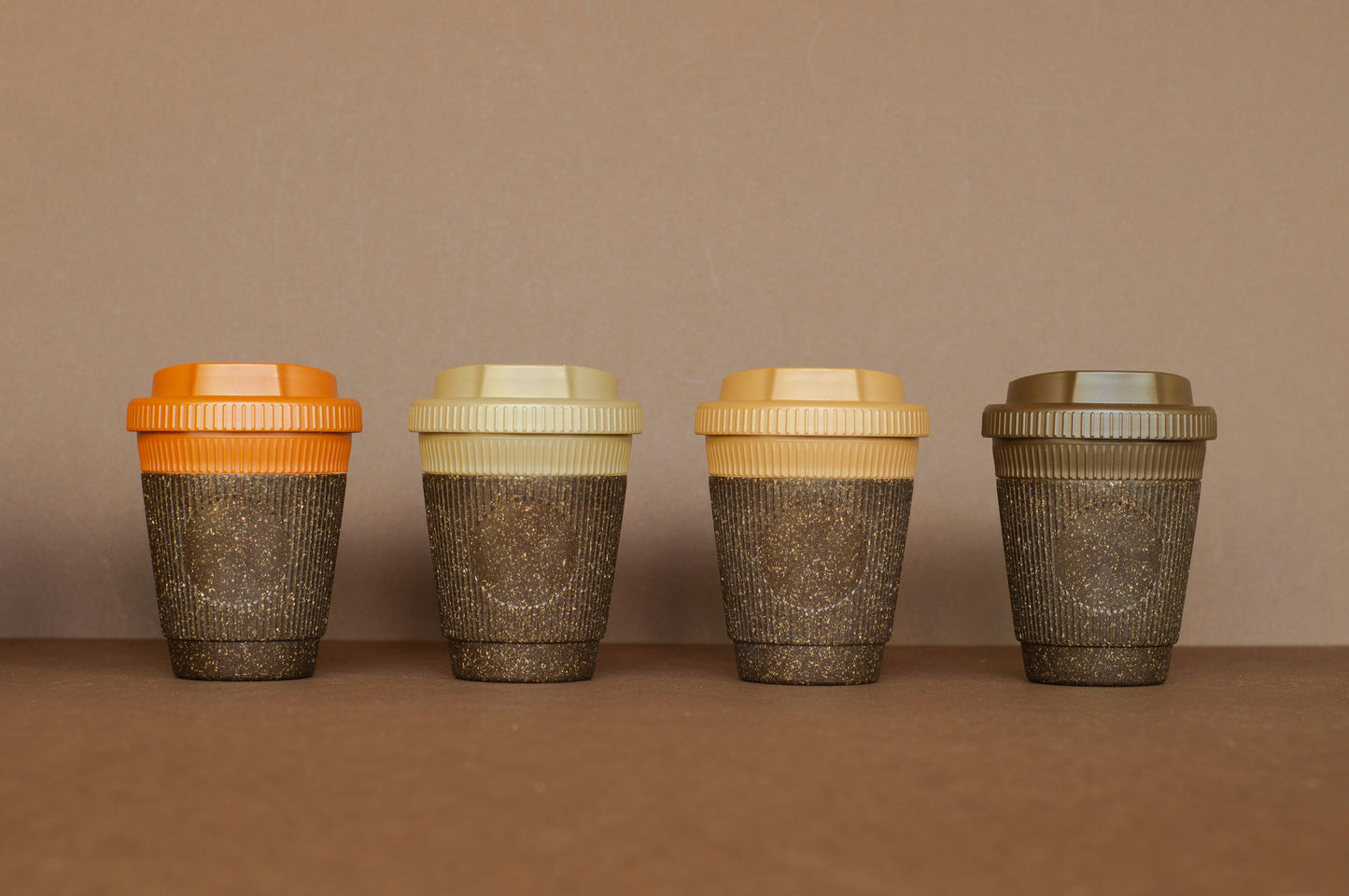 Reusable cup made of coffee grounds Weducer