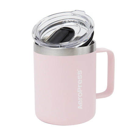 AeroPress kelioninis kavos puodelis, rožinis, 350 ml
