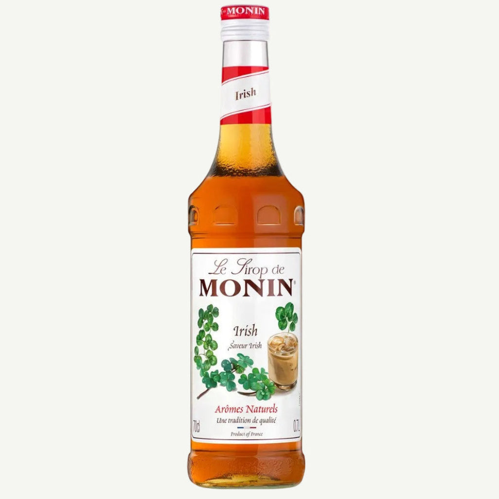 Monin airiškos kavos sirupas, 0,7 l stiklinis butelis
