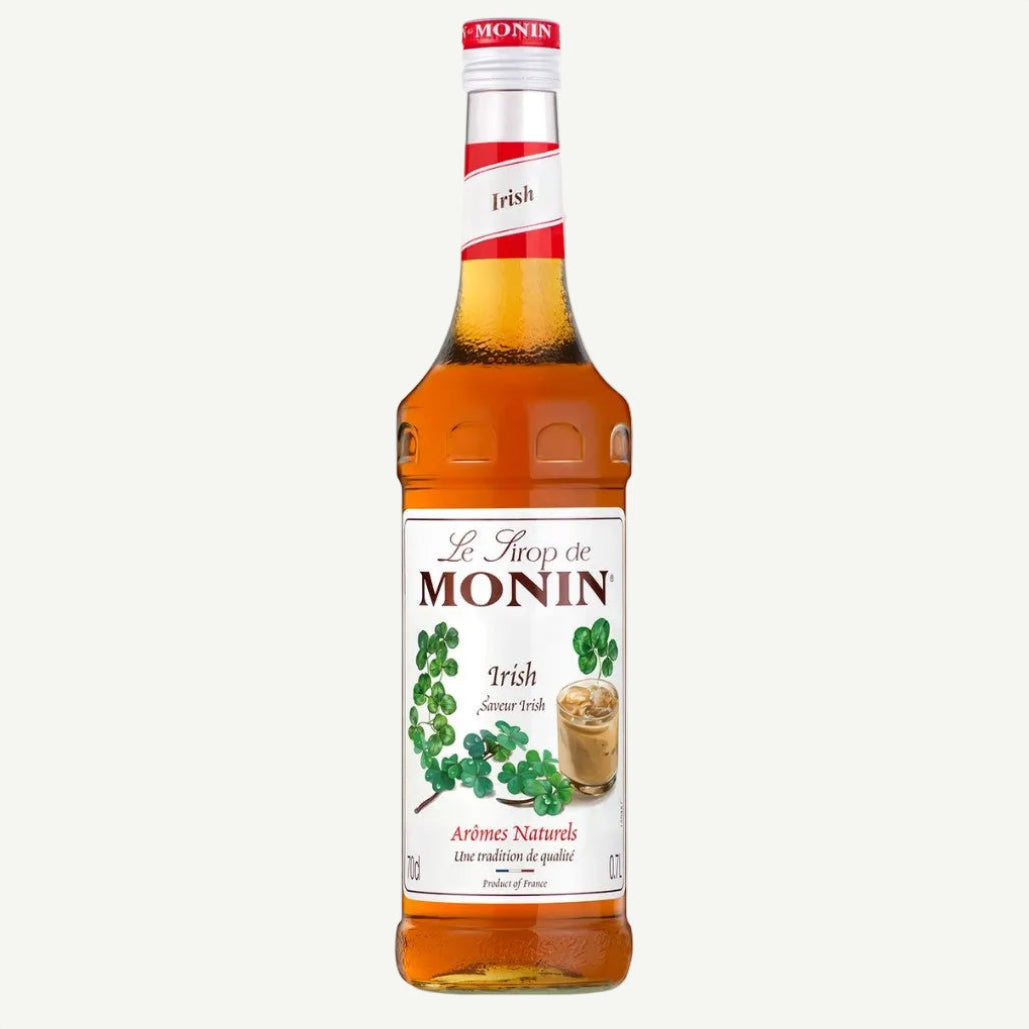 Monin airiškos kavos sirupas, 0,7 l stiklinis butelis
