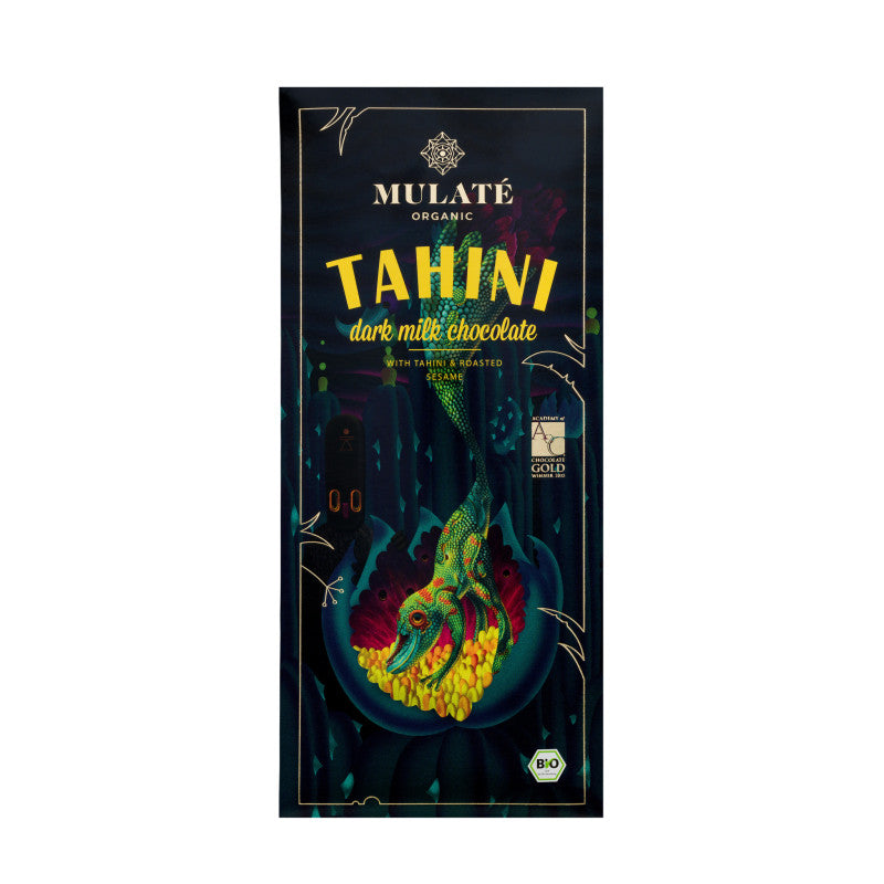 Mulate Organic Tahini pieninis šokoladas, 80 g plytelė
