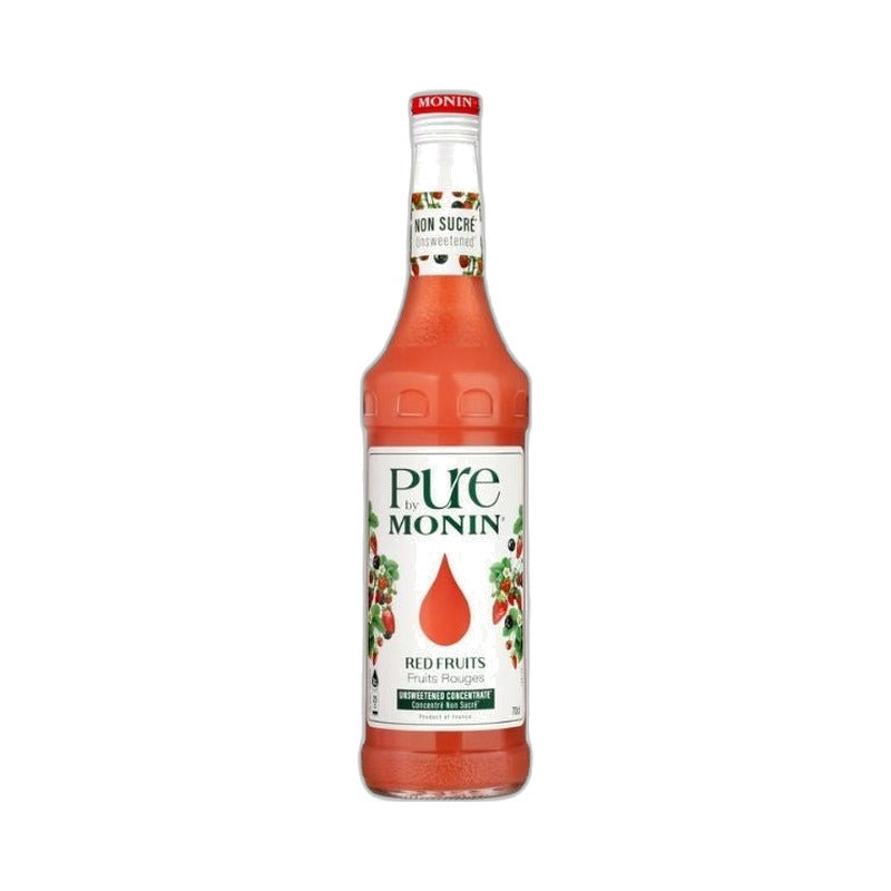 Raudonųjų uogų koncentratas Monin Pure, 0,7 l – butelis