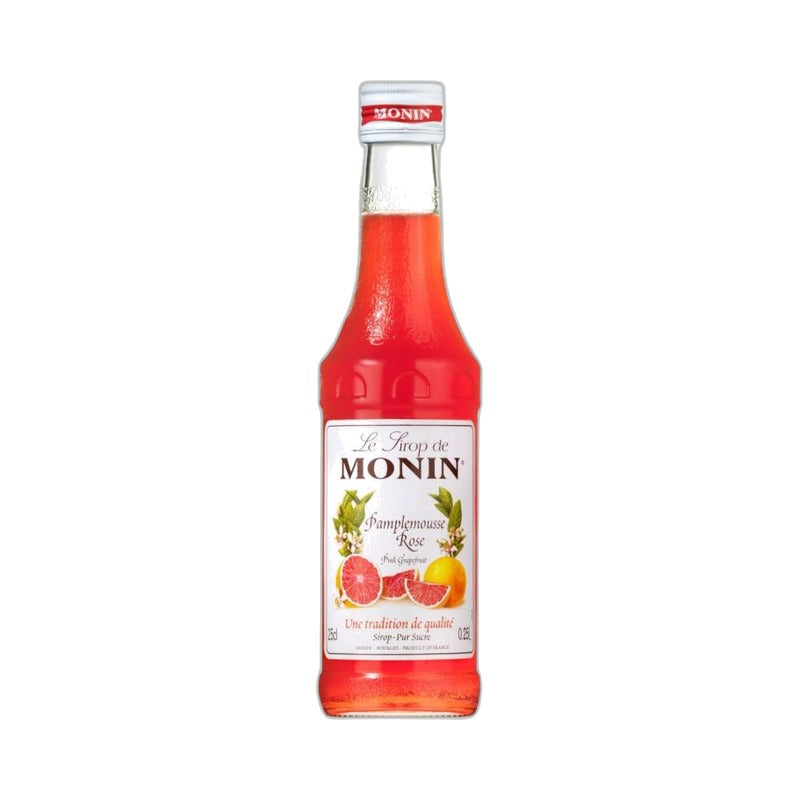 Sirupas Monin raudonųjų greipfrutų skonio, 0,25 l – butelis