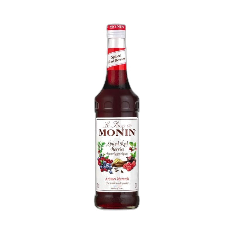 Sirupas Monin raudonųjų uogų su prieskoniais skonio, 0,7 l – butelis