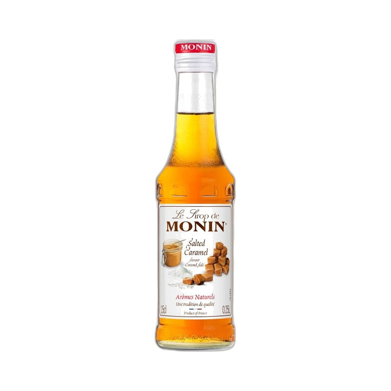 Sirupas Monin sūrios karamelės skonio, 0,25 l – butelis